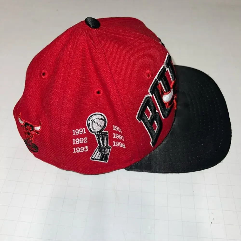 NBA BULLS youth embroidered flat bill hat